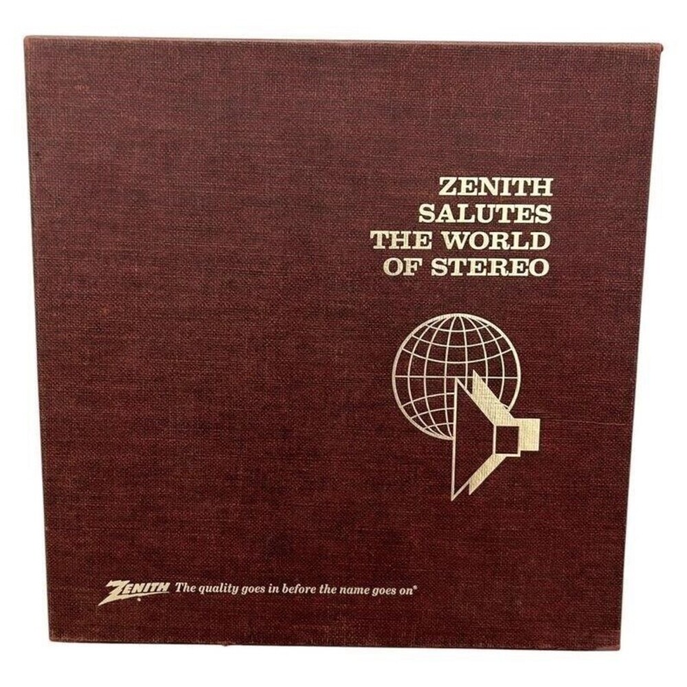 Zenith Salutes The World Of Stereo 5pc Vinyl Record LP Set VTG Collectible Gift